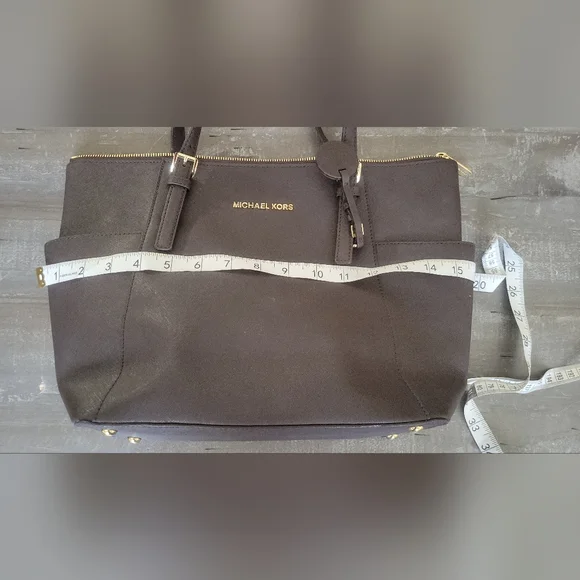 Michael Kors Dark Brown Tote Bag - Picture 9 of 16